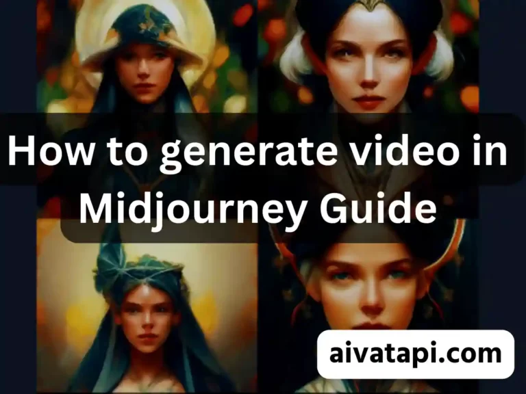 How to generate video in Midjourney Guide 2023