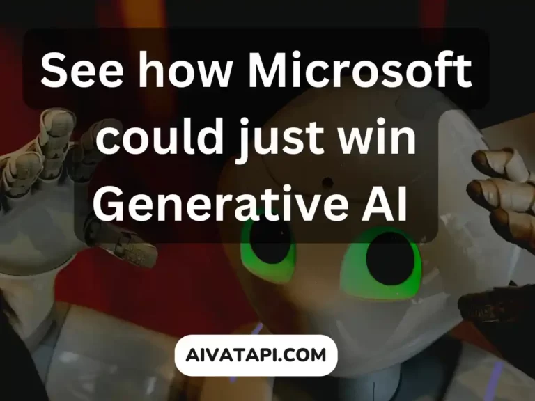 See how Microsoft could just win Generative AI